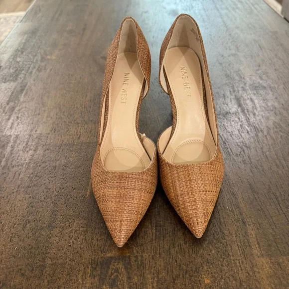 Nine West Woven Pointed-Toe Heels – Size 6.5‎ - Picture 2 of 9
